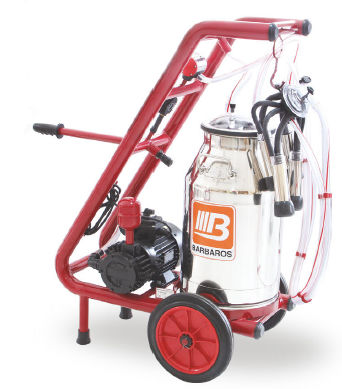 Machine à traire pour vaches - 8680640005775/8680640005782 - BARBAROS MOTOR MAKINA SANAYI IC VE DIS TIC LTD STI - à moteur électrique / mobile