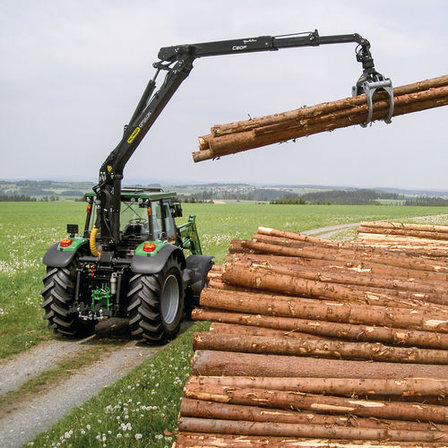 Grue forestière montée sur tracteur - C Series - EPSILON Kran GmbH - à flèche articulée