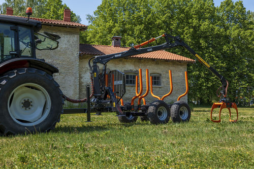 Remorque tandem - 7T1 - BMF - forestière / 7 tonnes / à freinage hydraulique