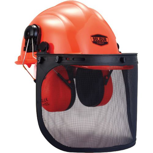 Casque forestier - CA01|0|0 - Solidur - EN 397 / EN 352-3 / EN 1731