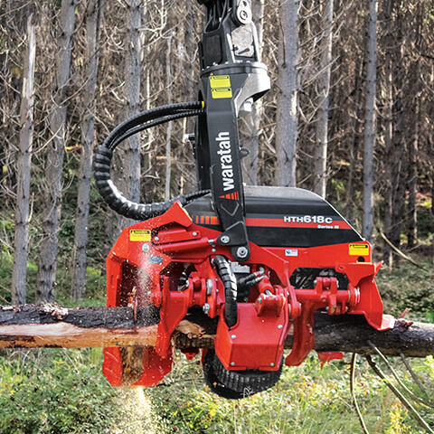 Tête d'abattage façonnage - HTH618C Series-III - Waratah - avec ébrancheuse