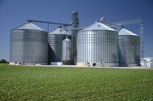 Silo pour céréales - EVEREST&reg; - KONGSKILDE Industries A/S - en acier inoxydable / à fond plat / à trémie