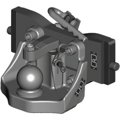 Boule d'attelage ajustable - RO*825 X - LH Lift Oy