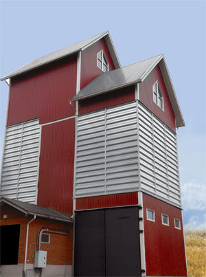 Silo pour céréales - MEPU OY - en métal / carré