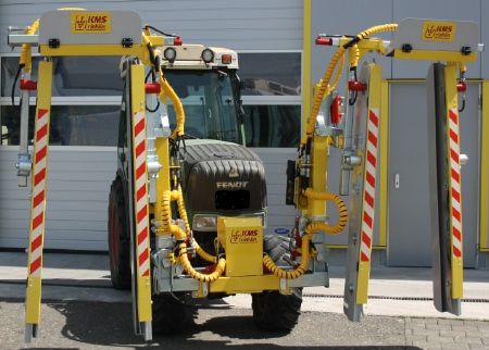 Rogneuse de vigne de vigne - KMS Rinklin GmbH - portée / hydraulique / horizontale