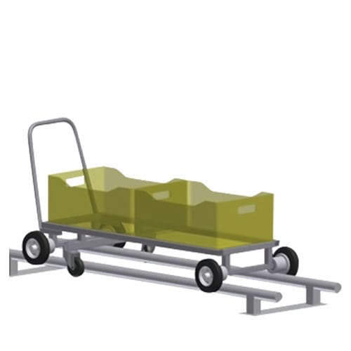 Chariot de récolte pour serre - WDZ-03 - PRECIMET H.C.E. - poussé