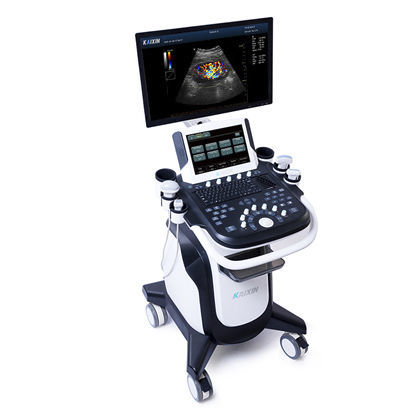 Échographe vétérinaire Doppler portable, avec chariot - KC80 - Xuzhou Kaixin Electronic Instrument Co., Ltd - pour petit animal / linéaire / microconvexe