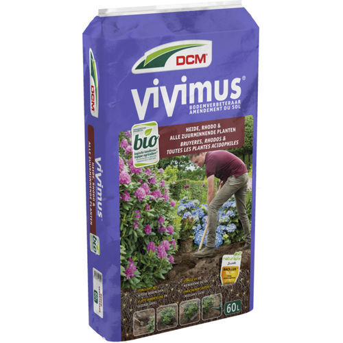 Amendement organique - VIVIMUS®  - Dcm - pour stimuler la capacité de rétention d'eau / pour structurer le sol / pour renforcer le développement des racines