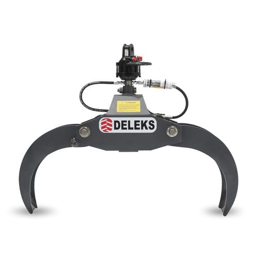 Pince à grumes forestière - DK-10 + GR-10 - DELEKS SRL - pour grue