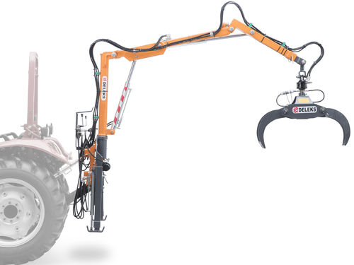 Pince à grumes pour grue - CRAB-3000 - DELEKS SRL - forestière / pour tracteur / de manutention