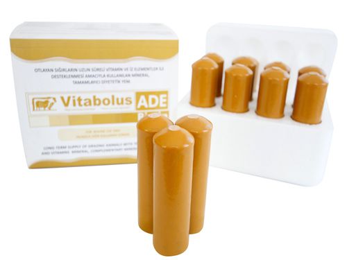 Bolus pour la nutrition - Vitabolus ADE Biotin - Royal İlaç - pour bovins / correcteur de carence / de vitamines
