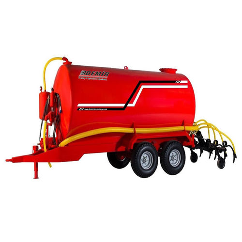 Épandeur de fumier traîné - DEMIR PACKING AND AGRICULTURAL MACHINERY - à hérissons horizontaux / tandem