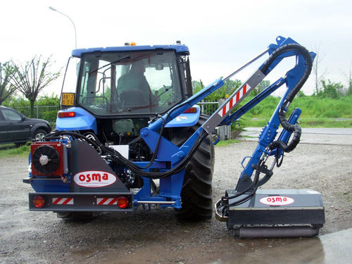 Débroussailleuse hydraulique portée - DHPS Series - osma - à fléaux / pliable / sur prise de force