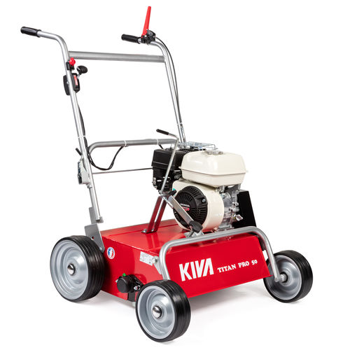 Scarificateur à conducteur marchant - TITAN PRO 50 - kiva - essence / avec roues de contrôle