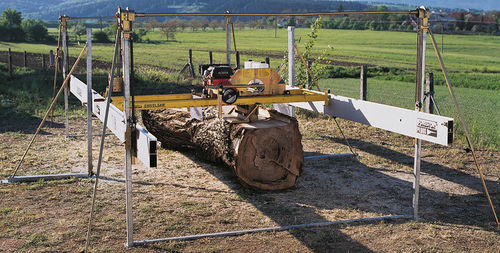 Scierie circulaire - SWIVEL 210 - pilous - verticale / portable / à chevalet