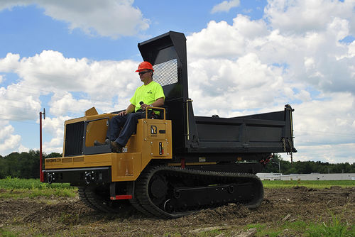 Transporteur tout-terrain 1 place - RCT80 - Rayco - diesel / avec benne basculante / à chenilles