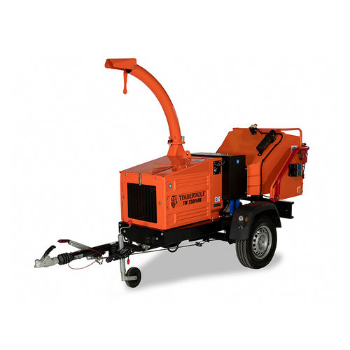 Broyeur de branches tracté - TW 230PAHB - Timberwolf - essence / à alimentation hydraulique