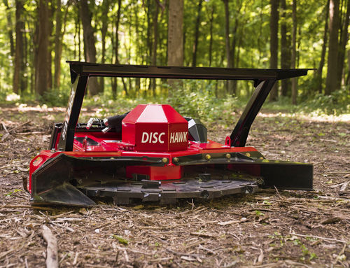 Gyrobroyeur forestier - DISC HAWK - fecon - porté avant