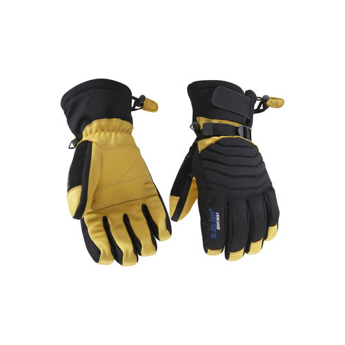 Gant de travail - 223839229933  - BLAKLADER WORKWEAR - en cuir / en coton / en polyester