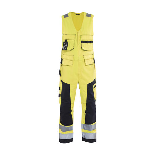 Cotte à bretelles de travail - 267815143389  - BLAKLADER WORKWEAR - en coton / en polyester / haute visibilité