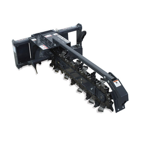 Trancheuse de sol verticale - TRN series - virnigmfg - pour chargeuse compacte