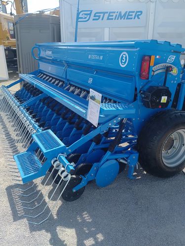 Semoir en ligne mécanique - OSTRA - STEIMER - à disque / monté sur tracteur / avec attelage trois points
