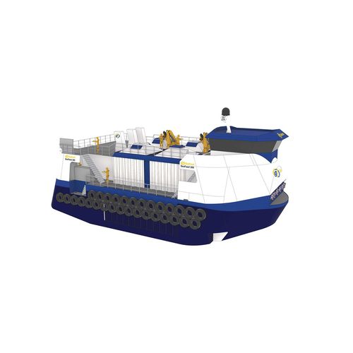 Bateau d'alimentation - SeaFeed 300 - Gael Force Aquaculture - pour l'aquaculture