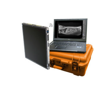Capteur plan DR pour radiographie vétérinaire - DR Wizard Pro - Diagnostic Imaging Systems - 14 x 17 / à conversion directe / wireless
