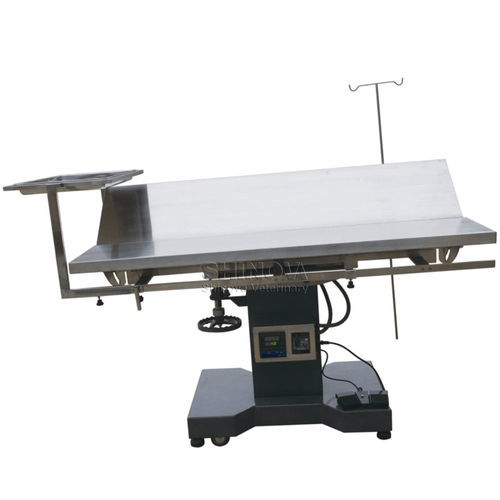 Table d'opération vétérinaire à actionnement électrique - ET-1400B - shinova vet - rectangulaire / compacte / en acier inoxydable