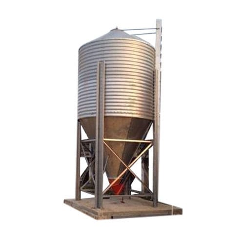 Silo d'alimentation animale - Vijay Raj - en acier galvanisé / à trémie