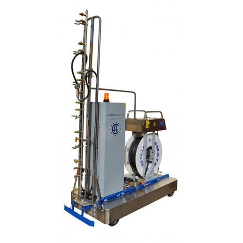 Pulvérisateur robotisé - MATB02 - Carretillas Amate S.L. - à bras repliable / pour serre