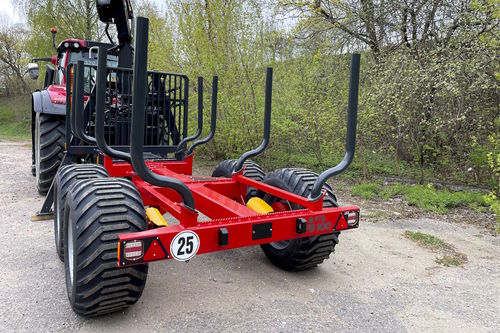 Remorque autochargeuse - FB100-2WD - FTG | Källefall - à 2 essieux / forestière / 10 tonnes