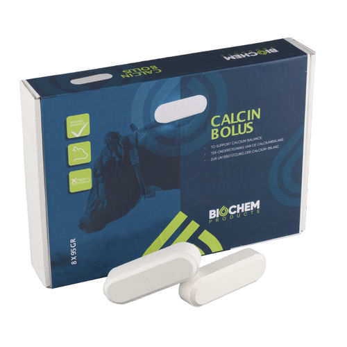 Bolus pour la nutrition - CALCIN - Biochem Products - pour bovins / correcteur de carence / intra-ruménal