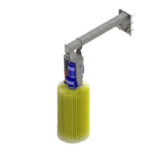 Brosse d'élevage - NARAS Makina AŞ - tournante / pour vaches / verticale