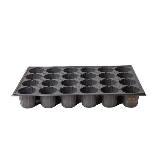 Plaque alvéolée en plastique - F24Y - ÖZ-KA VAKUM PLASTİK AMBALAJ VE MAKİNA KALIP SAN.TİC.LTD.ŞTİ. - recyclable / ronde