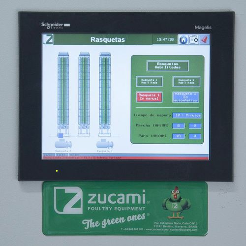 Contrôleur de climat pour poulailler - ZUCAMI POULTRY EQUIPMENT S.L.U - de température / d'éclairage