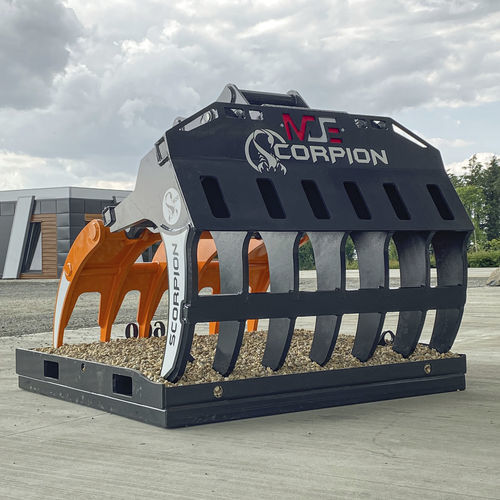 Pince à grumes pour excavatrice - Scorpion S1600 - MDE Machinery Ltd - forestière