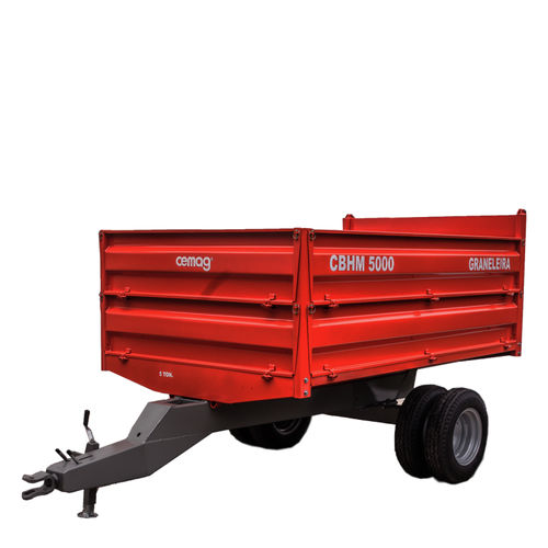 Remorque basculante - CBHM 5000 - Cemag - à 1 essieu / à grains / 5 tonnes