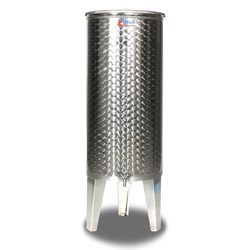 Réservoir viticole - L - INOX d.o.o. - ouvert / vertical / en acier inoxydable