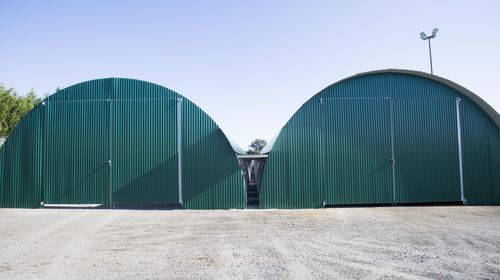 Entrepôt pour matériel agricole - SHED - TÉCNICAS SANJORGE SL - modulaire / préfabriqué / démontable