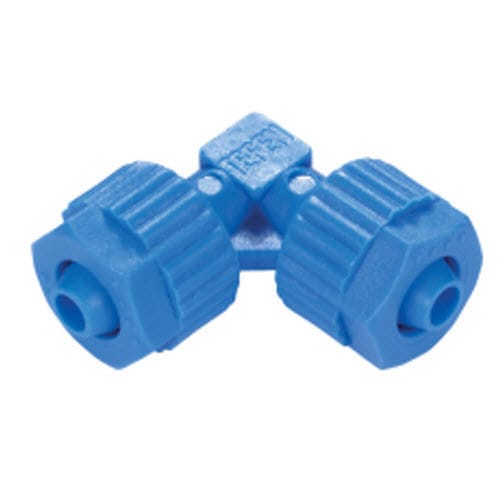 Raccord d'irrigation coudé - 220465 series - Tefen Flow and Dosing Technologies Ltd - cannelé / type bloc / en polypropylène