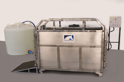 Spa pour chevaux à eau froide - EQUIBOARD - en acier inoxydable