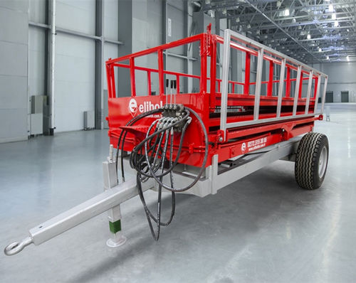 Chariot de récolte pour verger - EMT 30 - ELİBOL / AGRO TİGER - automoteur / à hauteur réglable