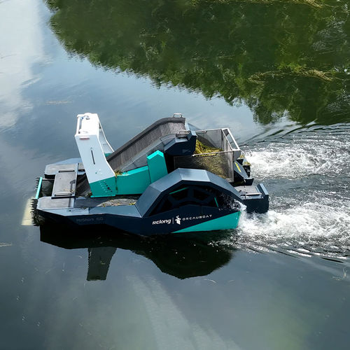 Récolteuse sans opérateur - UCB400-45 - Relong - d'algues / bateau / à moteur électrique
