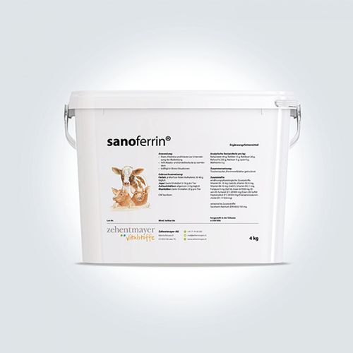 Complément alimentaire pour animaux - sanoferrin - Zehentmayer Vitalstoffe - pour veaux / pour porcelets / de vitamines