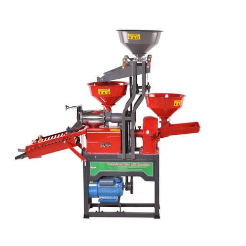 Moulin à grains - 6NF-4H 3IN1 - Hunan Jinsong Machinery Co., Ltd. - à riz / à marteaux / stationnaire