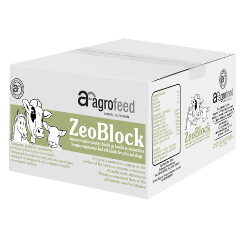 Pierre à lécher pour bovins - ZEOBLOCK  - Agrofeed - pour chevaux / pour ovins / pour caprins
