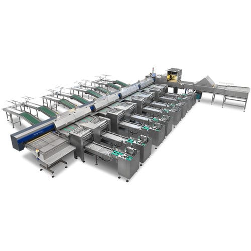 Calibreur à oeufs - SIRIO - Sime-Tek S.p.A. - avec vision électronique / automatique / pour l'inspection