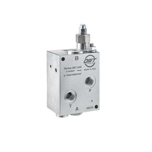 Soupape à retournement - AGRIFLUID - OMT S.p.A. - pour charrue / hydraulique / en acier