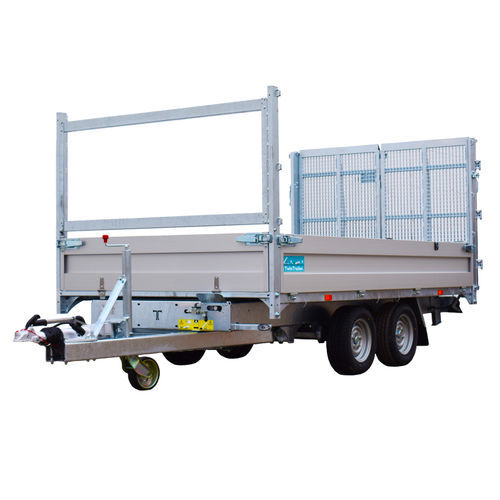 Remorque plateau avec ridelles - TT 27-30 - TwinTrailer - à 2 essieux / agricole / 0 t...10 t